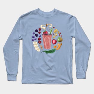 Smoothie Diagram Long Sleeve T-Shirt